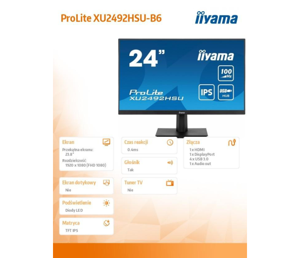 iiyama ProLite XU2492HSU-B6 - 1193570 - zdjęcie 14